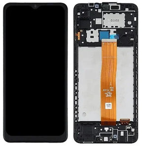 FRONTAL TELA DISPLAY SAMSUNG A20 COM ARO OLED ORIGINAL CHINA