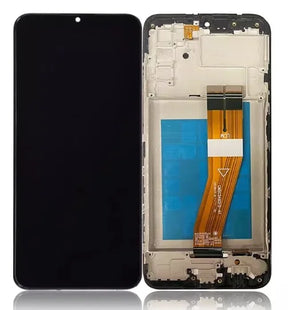 FRONTAL TELA DISPLAY LCD SAMSUNG A02S COM ARO - ORIGINAL IMPORTADA