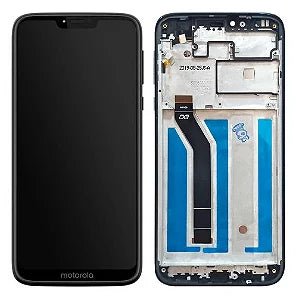 FRONTAL TELA DISPLAY LCD MOTOROLA G7 PLAY COM ARO - ORIGINALIMPORTADA